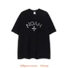 Diseñador Ropa de moda Camisetas para hombre Camiseta Noah Cross Bone Print Street Br Pareja de hombres Suelta y relajada Camiseta de manga corta Ins