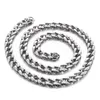 Mens Cuban Curb Link Chain Necklace Stainless Steel Vintage Silver Jewelry For Male Boy XMAS Gifts for Father Husband 11mm 28inc 143g Weight