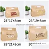 Packing Bags Kraft Paper Octagonal Organ Self Seal Bag With Handle Window Packaging Dried Tea And Fruit Lx3465 Drop Delivery Office Dhxeq