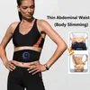 Slantbälte elektrisk abs Abdominal Trainer Tuner med EMS muskelstimulator Kolpulver Intelligent kroppsviktförlust Hem Gym Fitness Equipment 231115