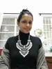 Chokers stor krage uttalande Gypsy Necklace Woman Bohemian Ethnic Maxi Choker Femme Vintage Layered Power Halsband för kvinnor 231115