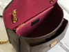 Borsa a mano classica di moda di lusso di design Borsa a mano in pelle da donna Borsa a tracolla retrò da donna con pochette a tracolla