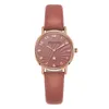 ساعة معصم أزياء النساء الساعات الجلدية الفرقة السيدات Quartz wristwatch ساعة الأعمال غير الرسمية لفتاة هدية Relogio feminino
