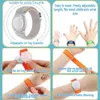 مشاهدة سوار مقاوم للماء لـ Airtag for Kids Nylon Case Wristband for Airtag Airtag Anti-Lost Watch Band GPS Tracker 231115