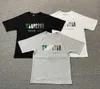 Camisetas para hombres 2022 Primavera Verano Trapstar Camiseta Hombres Mujeres Verde Blanco Toalla Bordado Manga corta Camiseta Conjunto Versátil Comodidad Algodón Top Diseño clásico 63ESS