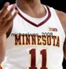 Mich28 NCAA College Minnesota Golden Gophers Basketball Jersey 25 Daniel Oturu 31 Brock Stull 35 Matz Stockman 42 Michael Hurt cousu sur mesure