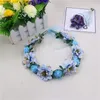 fashion Wedding Bride's Flower Crown children's head ornaments Wreaths handwork artificial Flowers hair band DF174