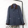 남성 재킷 패션 코듀로이 코트 겨울 남자 재킷 캐주얼 한 느슨한 코트 겨울 클래식 레터 겉옷 디자이너 여성 탑 의류 s-xl