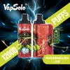 Vapsolo original puff vape 12000 puffs descartáveis vaper caneta malha bobina 12k puffs pods bateria energia tela lcd display fluxo de ar charuto eletrônico entrega mais rápida