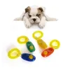 Formation de chien Obéissance Pet Cat Dog Training Clicker Plastique Nouveaux chiens Cliquez sur Trainer Clickers transparents avec bracelet Fournitures Whole Dhlcy