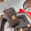 Handytasche mit Klappe, 3-teiliges Set, Geldbörsen, Lippenstift-Set, Reißverschluss, Vintage-Umhängetasche, Umhängetasche, Handtaschen, Metallbeschläge, klassische Brief-Clutch mit Box