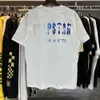 Designer Fashion Clothing T-shirt Luxe heren Casual T-stukken Nieuwe Jinmei Trapstar Blue Sky Sky White Cloud 230G Dubbele garen Pure katoenen korte mouw T-shirt Men vrouwen