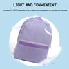 Sac à dos Seersucker petits sacs à dos voyage grande capacité sacs de livre mignon rayure Mini stockage pour femmes enfants sac d'école