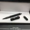 السعر بالجملة لا أسود أسطوانة مقطع القلم بكتابة Snake Ball Stationery STANTERY LUXURS MANS مع BOX PENS MATTE WSDQO