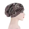 Gorro gorro/caveira tampa mulher gentro sono boné macio seda cetim noite chapéu de cabelo confortável tampa de cabeça de cabeça ampla e elástico perda de faixa