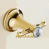 Bath Accessory Set Stainless Steel Gold Plated Bathroom Hardware Towel Rack Toilet Paper Holder Bar Hook Accessories 231115