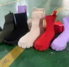 Scarpe eleganti 2021 nuovi calzini intrecciati volanti bocca gaobang con suola spessa scarpe sportive casual scarpe da donna di grandi dimensioni scarpe quattro stagioni T231115