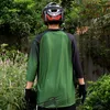 Yarış ceketleri yokuş aşağı jersey mtb bisiklet bisiklet gömlek kadın motokros takım döngüsü formaları ordu yeşil kısa kollu erkekler tişört