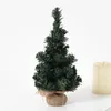 ديكورات عيد الميلاد المصغرة الاصطناعية PVC Tree Home Desktop Indoor Decoration Party Navidad Year Decor