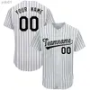 Men's Jackets Customizable Baseball Shirts Print Team Personal Name Number Stripe Hip Hop Sportswear Men/Women/Kids Baseball ClothingL231115