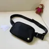 LU Fanny Pack överallt bälte Väska Designer bum Bröst Yogaväska Bumbag Nylon Dam Herr utomhus Fleece Axel Crossbody Midjeväskor