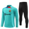 Tute da uomo 23 24 TUTA Barcellona barca calcio uomo SET ragazzi adulti LEWANDOWSKI PEDRI TRAINING SUIT 2024 Tuta da allenamento Barcellona tute outfit