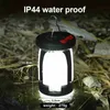 Camping Lantern 4500mAh Solar LED Camping Lantern High Power Rechargeable Emergency Bulb Power Bank Foldable 6 Light Modes for Camping Fishing Q231116