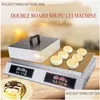 Outils de bar Commercial Double tête 110V 220V Souffle Maker Snacks Hine Cuivre Pan Chauffage rapide Fluffy Pancake Baker Souffler Drop Del Dhtob