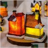 Christmas Decorations Christmas Light House Village Decorations For Home Xmas Gifts Ornaments New Year 2023 Natale Navidad Noel L23062 Dh8Iv