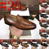 G12/34MODEL 2023 NYA HERS LOAFERS SHOES CLASSIC Low Cut präglade läderskor Bekväma Business Designer Dress Shoes Man Loafers Plus Size 38-46