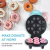 Bread Makers Donut Maker Machine 700W Double-sided Heating Non-stick Coating 7 Doughnuts Electric For Breakfast Dessert