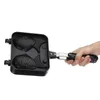 Utensili da cucina Cucina Taiyaki giapponese Doppio pesce a forma di dessert Waffle Cake Maker Pan cake Fry Stampi 230414