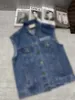 Gilets pour femmes Designer G Family Co Branded Denim Vest AR5R