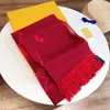 Women Scarf designer scarves Winter Luxury Scarf Fashion Cashmere Wraps Winter Long Headband Warm Printed Check Big Flower Shawls With gift box 5colors