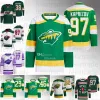 Minnesota''Wild''Jersey 29 Marc-Andre Fleury Wild 90 Ryan O'Reilly Joel Eriksson Ek Mats Zuccarello Alex Goligoski Matt Boldy