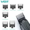 Tondeuse à cheveux VGR Clipper Machine de découpe électrique professionnelle sans fil pour hommes affichage numérique V282 231115