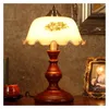 Lampy stołowe Candeeiro de Mesa Flower Lampa Globe Deco Noel Chińska porcelanowa Clear Bedside