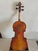 Mästare 4/4 Violin Solid Famed Maple Back Old Spruce Top Hand Carved K2709