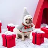Hundkläder Cat and Dog Christmas Costumes Year Pet Supplies Warm Puppy Christmas Hairball Snowman Transformer Costume 231114