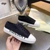 Vintage män tryck check sneakers kvinnor sneaker två-ton bomull gabardine lägenheter tryckt bokstäver ruttning konversation kalvskinn tränare biobaserade gummibotten skor