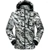 Hunting Jackets Outdoor Men's Soft Shell Thin Waterproof Breathable Camouflage Coat Couples Mountaineering Travel Fleece Jacket Clothes