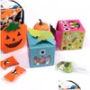 Gift Wrap Lovely Halloween Cookie Candy Bread Packaging Bags Mticolor Pouch Box Ct0290 Drop Delivery Home Garden Festive Party Suppl Dhi2R