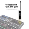 Freeshipping Wireless Microphone Recording Karaoke microphone Dynamic Handheld mic lithium battery receiver Viiaf