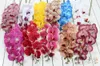 Fleurs décoratives 1 tige fleur de soie artificielle papillon orchidée papillon pour la maison maison mariage Festival décoration F569