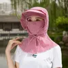 Cappelli a tesa larga Cappello estivo per protezione solare Anti vento e polvere Collo per uomo Donna Ciclismo Ombreggiatura Lavoro all'aperto