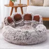 kennels pens Dog Bed Cat Pet Sofa Cute Bear Paw Shape Comfortable Cozy Pet Sleeping Beds For Small Medium Large Soft Fluffy Cushion Dog Bed 231114