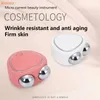 Appareils de soins du visage Massage Appareils de beauté portables Masseur électrique pour le visage Rouleau de levage Microcourant Vibration sonique Lifting Peau Serrer 231114