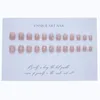 Kit per nail art Polvere di radice di loto che permea il ghiaccio Donne che indossano toppe Linee semplici Diamante rosa Sbiancamento falso