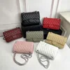 10A kvalitetsklaffkedja Axelväska Designer Handväskor Dam Crossbody Kaviar Grain Äkta Läder Mode Cross Body Väskor Handväskor Dam Clutch Plånbok Plånböcker