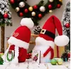 Christmas Faceless Doll Wool Ball Red Knitted Hat Gnome Doll Christmas Ornaments 2024 New Year Christmas Decorations for Home